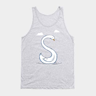 S Is For Swan Tank Top